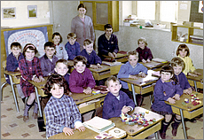 Courchamp 1965/1966 cole communale, Seine & Marne 77, Photo de Classe