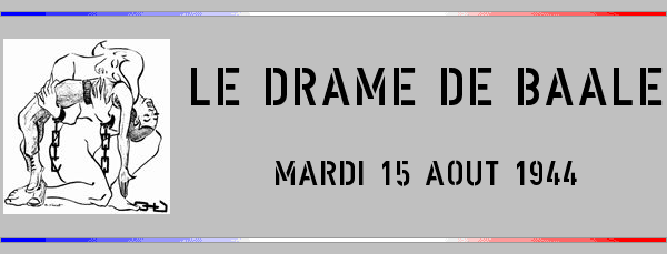 Le Drame de Bale, Commune de Courchamp 77, Mardi 15 Aot 1944. Image : La Libert pleurant ses Martyrs